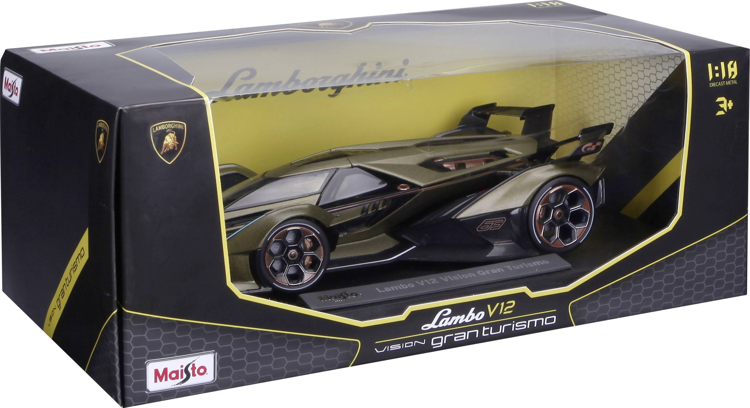 Maisto Lamborghini V12 Vision Grand Turismo 1:18 Modellauto