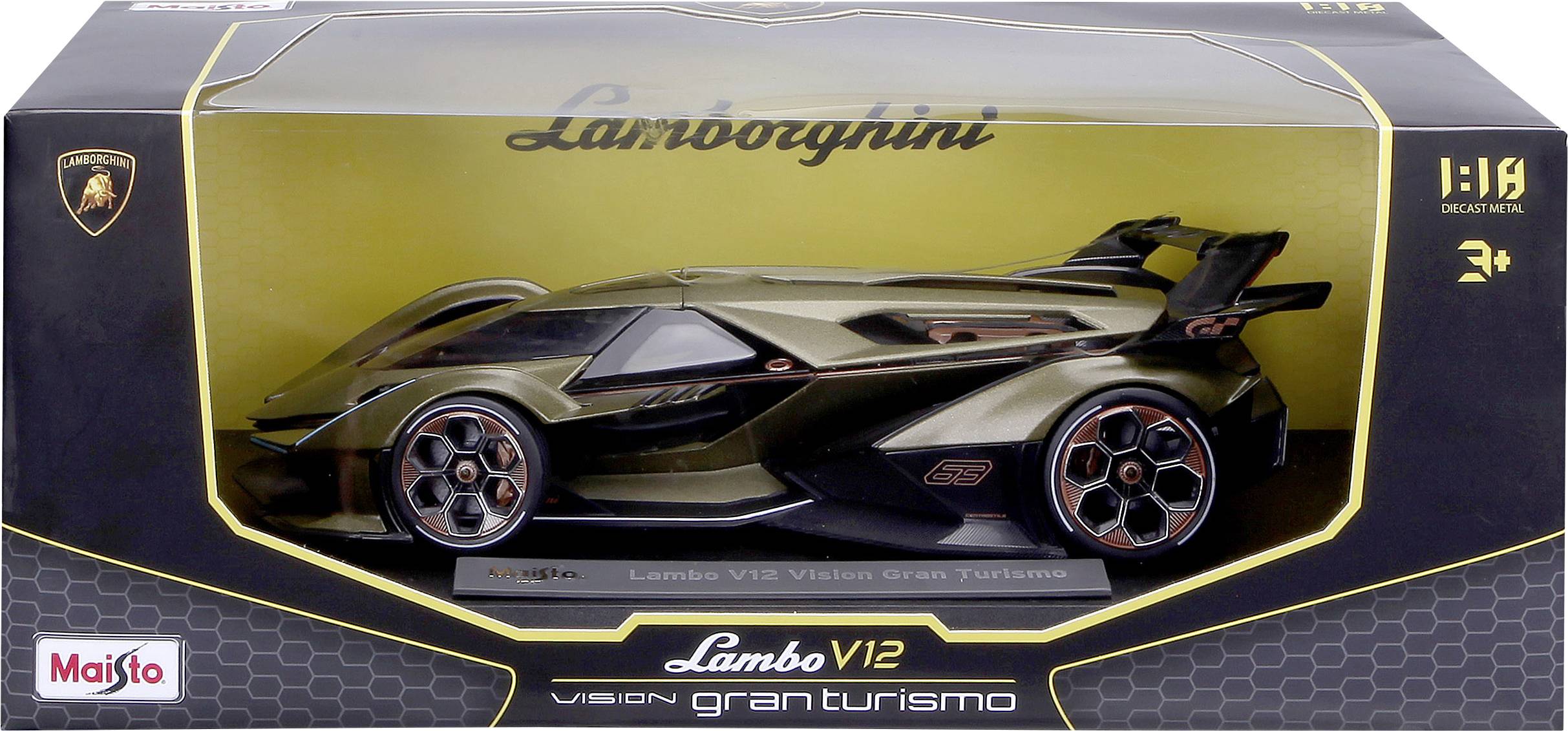 Maisto Lamborghini V12 Vision Grand Turismo 1:18 Modellauto