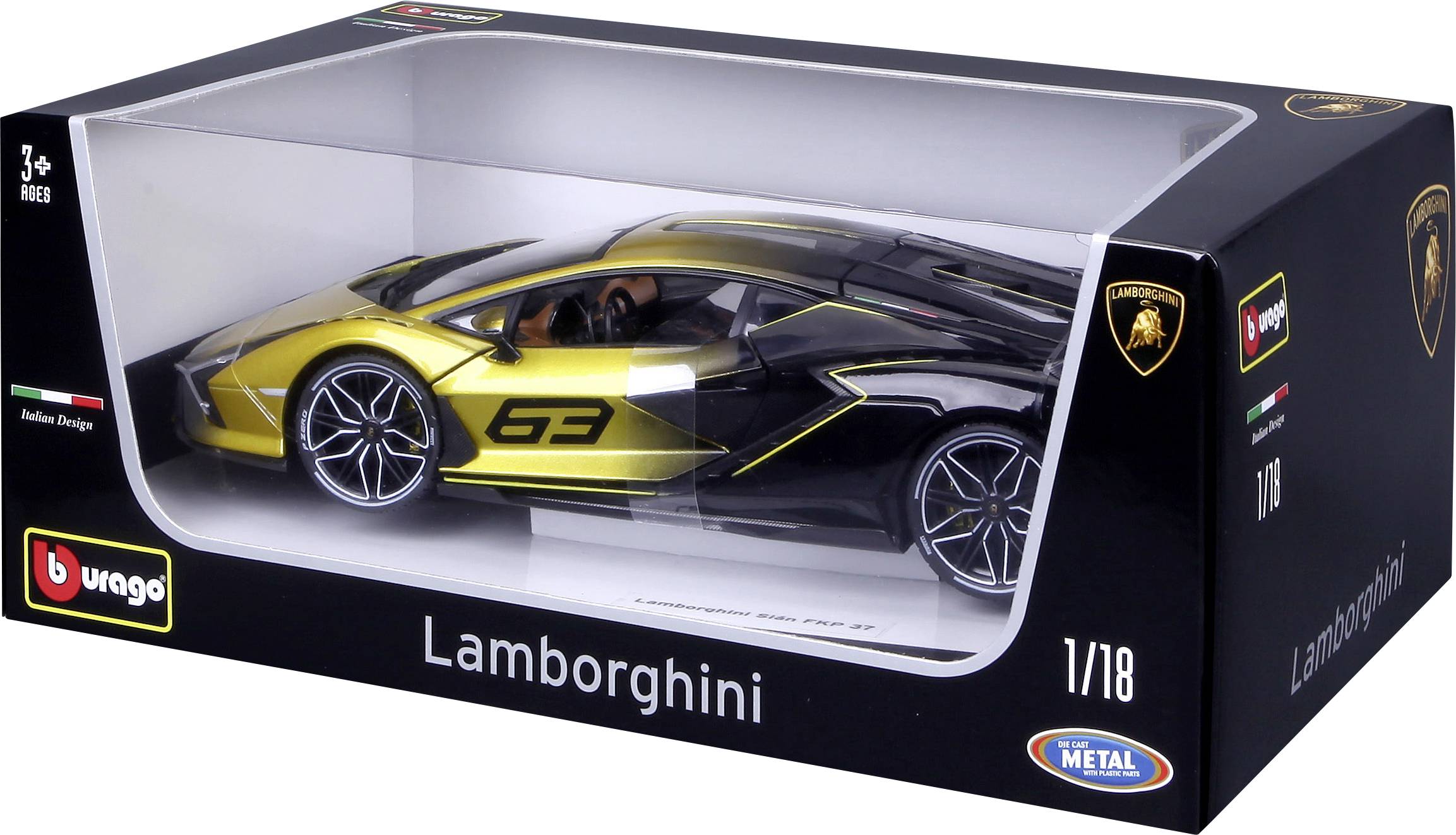 Bburago Lamborghini Sian FKP 37 1:18 Modellauto