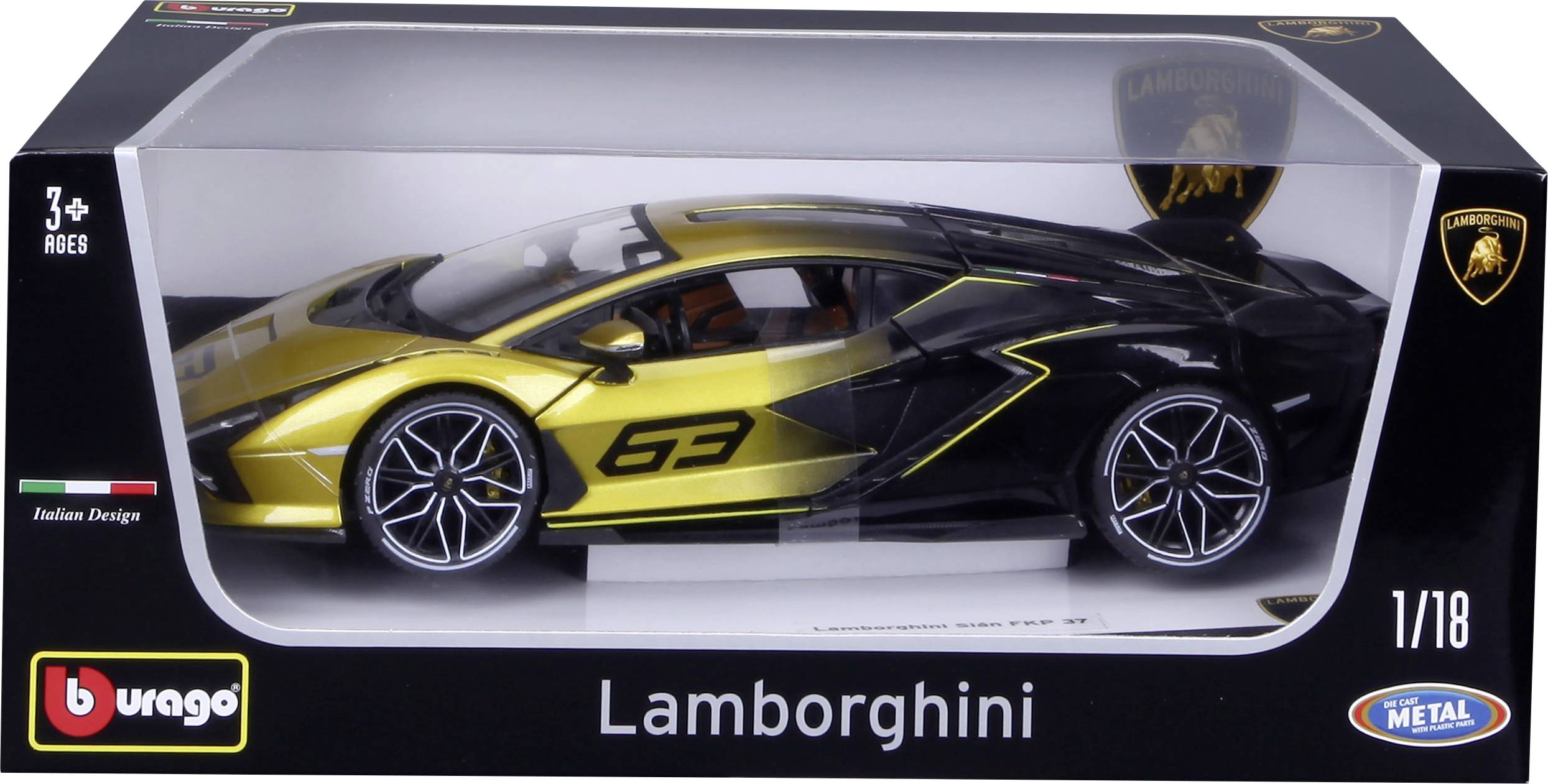 Bburago Lamborghini Sian FKP 37 1:18 Modellauto