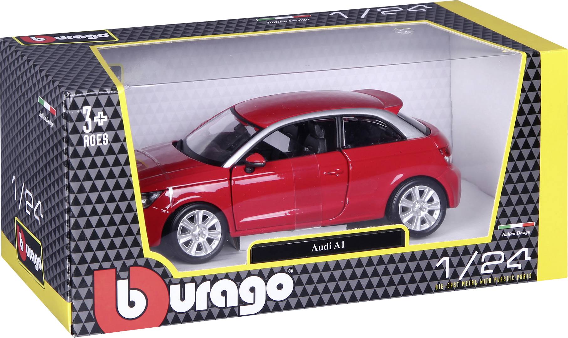 Bburago Audi A1 1:24 Modellauto