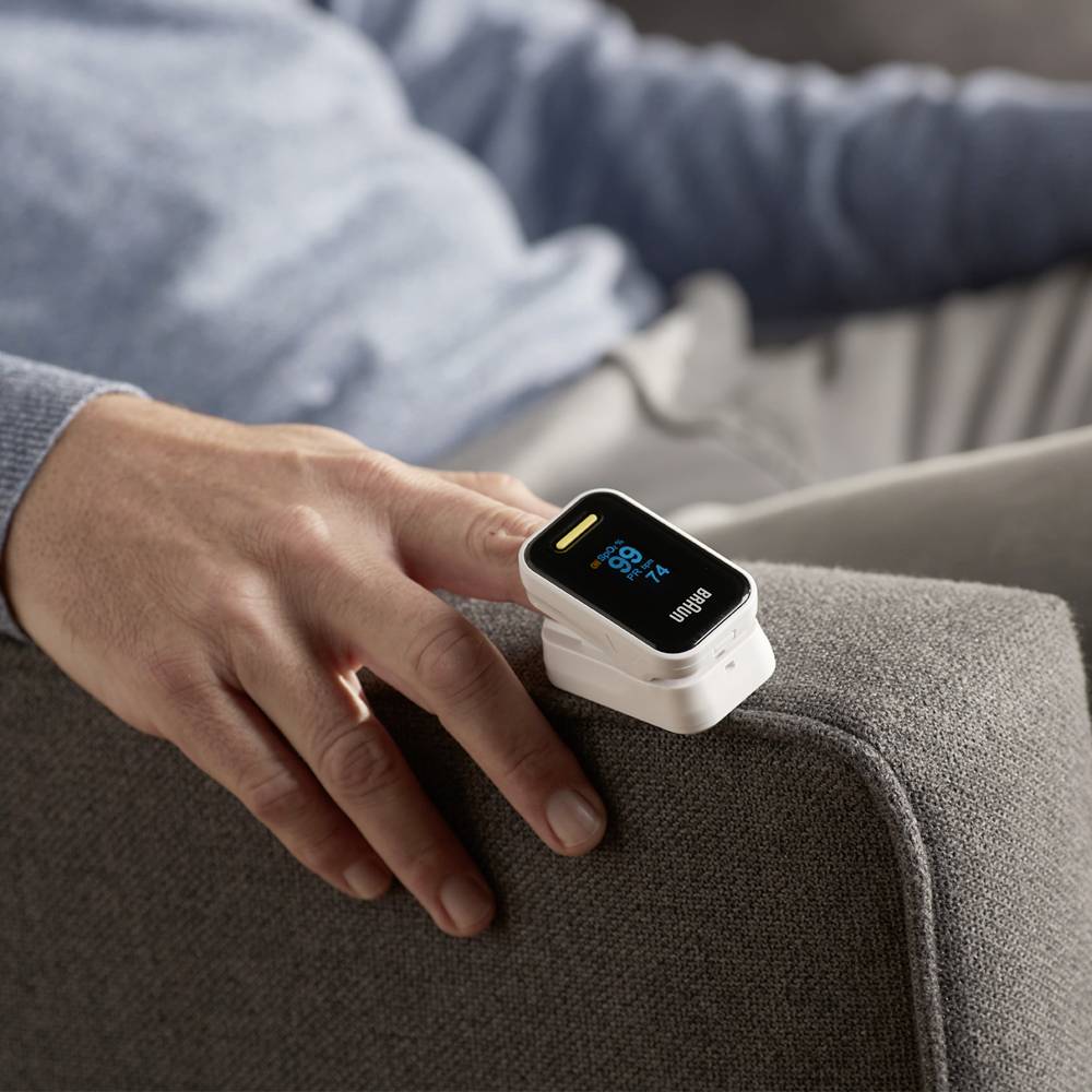 Braun Pulsoximeter YK-81CEU – Finger-Messgerät Für Sauerstoffsättigung & Puls, Mit OLED-Display, Für Erwachsene
