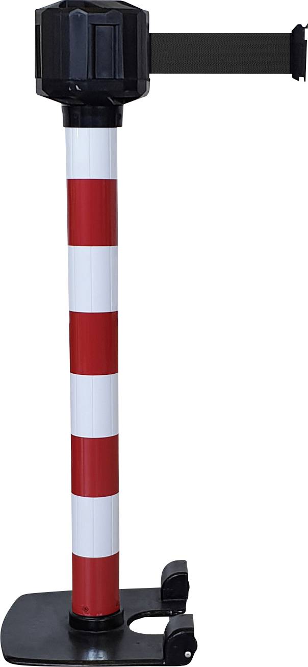 VISO RXLO1050RBBK LO3 Gurtabsperrpfosten Steht selbstständig am Boden Gurt-/Ketten-Länge (Details) 10m (Ø x H) 80mm x 99cm