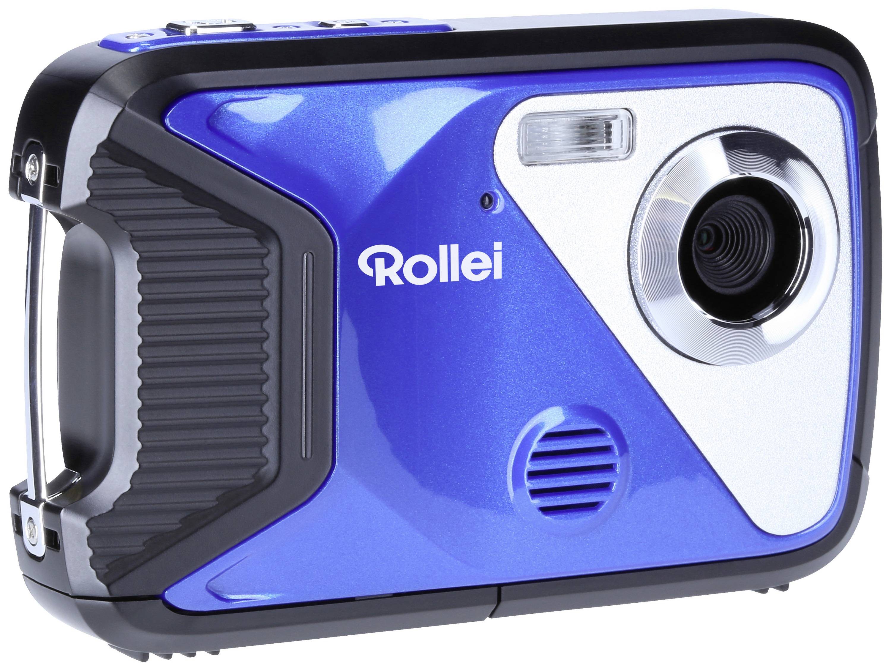 Rollei Sportsline 60 Plus Bl Digitalkamera 8 Megapixel Schwarz Wasserdicht bis 5 m