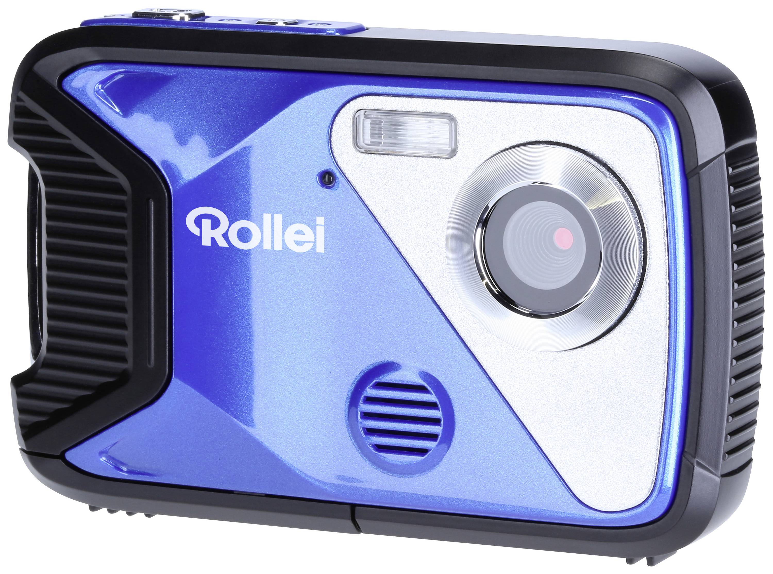 Rollei Sportsline 60 Plus Bl Digitalkamera 8 Megapixel Schwarz Wasserdicht bis 5 m