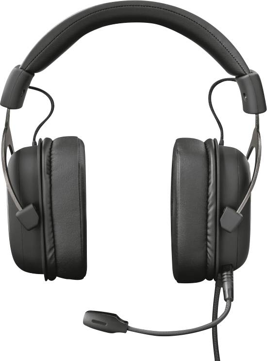 Trust GXT414 Zamak Premium Gaming Over Ear Headset kabelgebunden Stereo Schwarz Mikrofon-Rauschunterdrückung Lautstärkeregelung