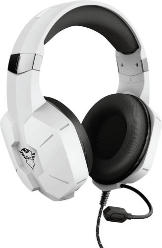 Trust GXT323W Carus Gaming Headset 3.5mm Klinke Stereo, schnurgebunden Over Ear Weiß