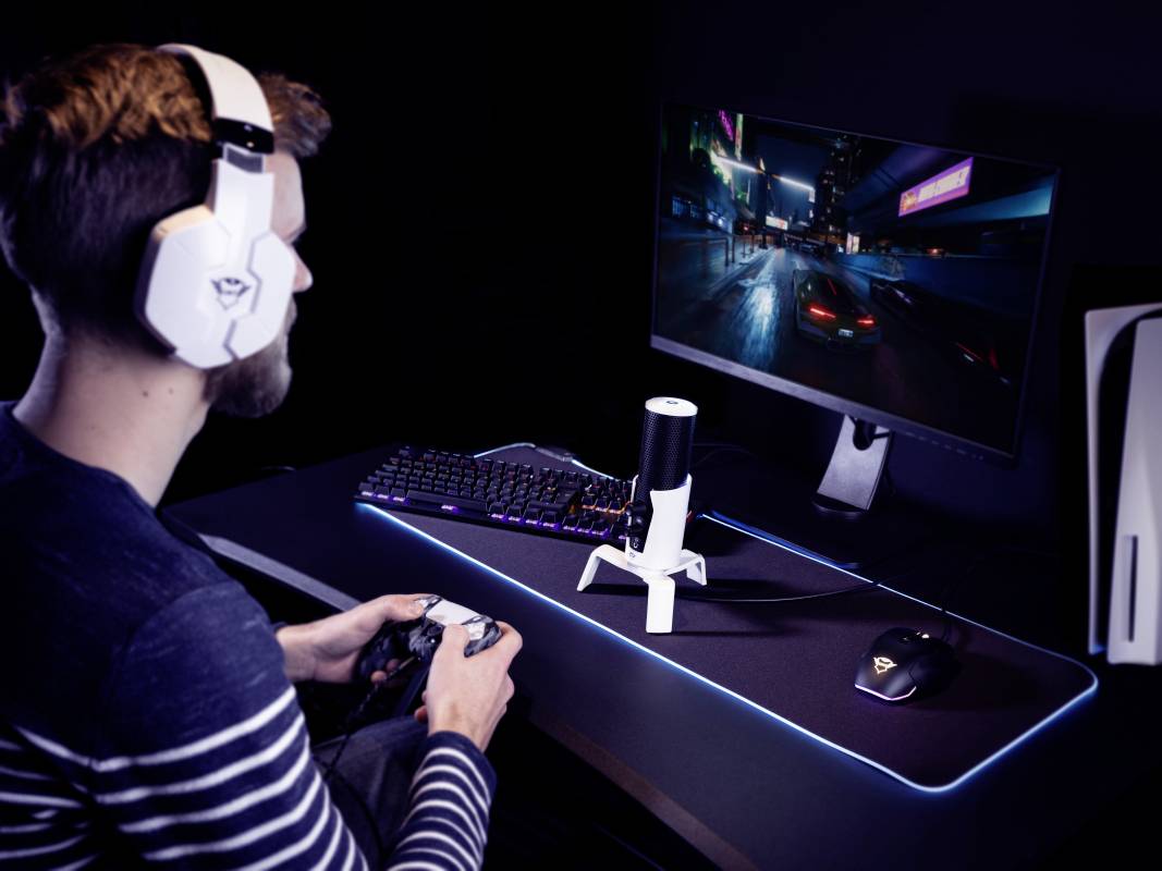 Trust GXT258W Fyru Mikrofon PS5, PS4 Slim, PS4 Pro, PS4