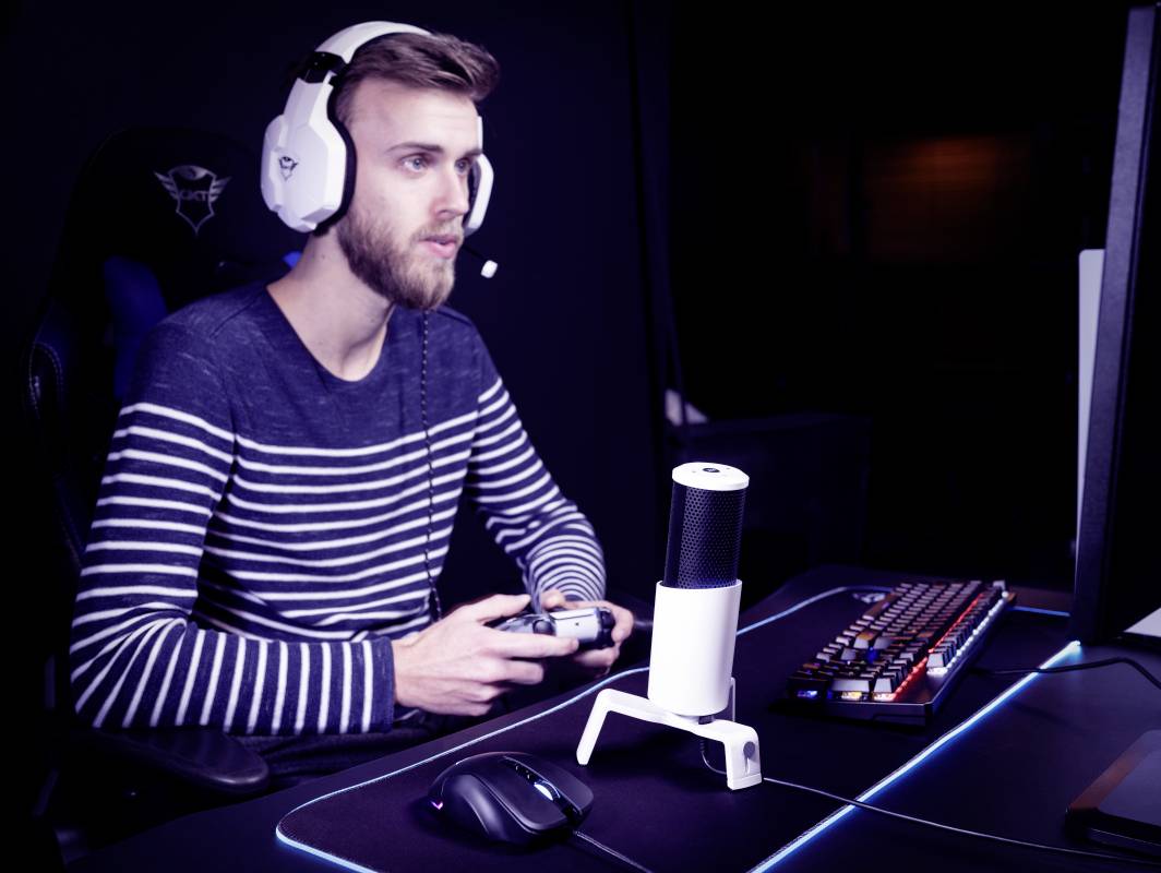 Trust GXT258W Fyru Mikrofon PS5, PS4 Slim, PS4 Pro, PS4