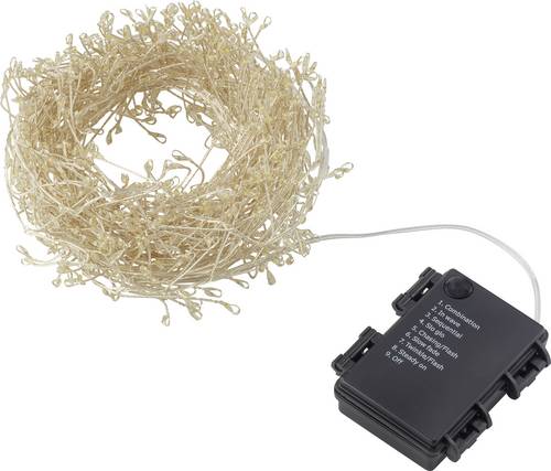 Sygonix SY-4722010 Party-Lichterkette Außen batteriebetrieben Anzahl Leuchtmittel 700 LED Warmweiß