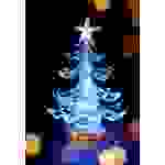 Sygonix SY-4722058 Weihnachtsbaum RGB Durchsichtig, Silber