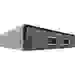 LINDY 2 Port DisplayPort 1.2 Bidirektionaler Switch 2+2 ports Commutateur réseau DisplayPort utilisable dans les deux sens 3840
