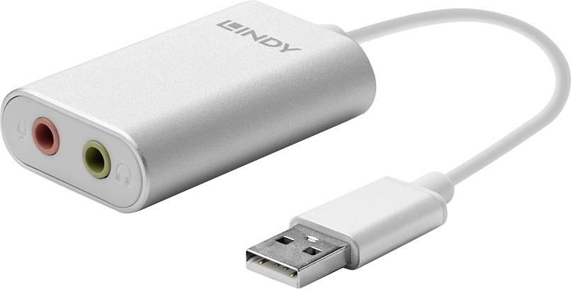 LINDY Audio Konverter USB Typ A auf Audio Konverter [USB - Klinke]