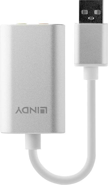 LINDY Audio Konverter USB Typ A auf Audio Konverter [USB - Klinke]