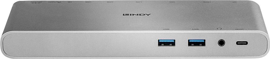 LINDY Notebook Dockingstation USB 3.1 Typ C Notebook Docking Station Passend für Marke: Universal