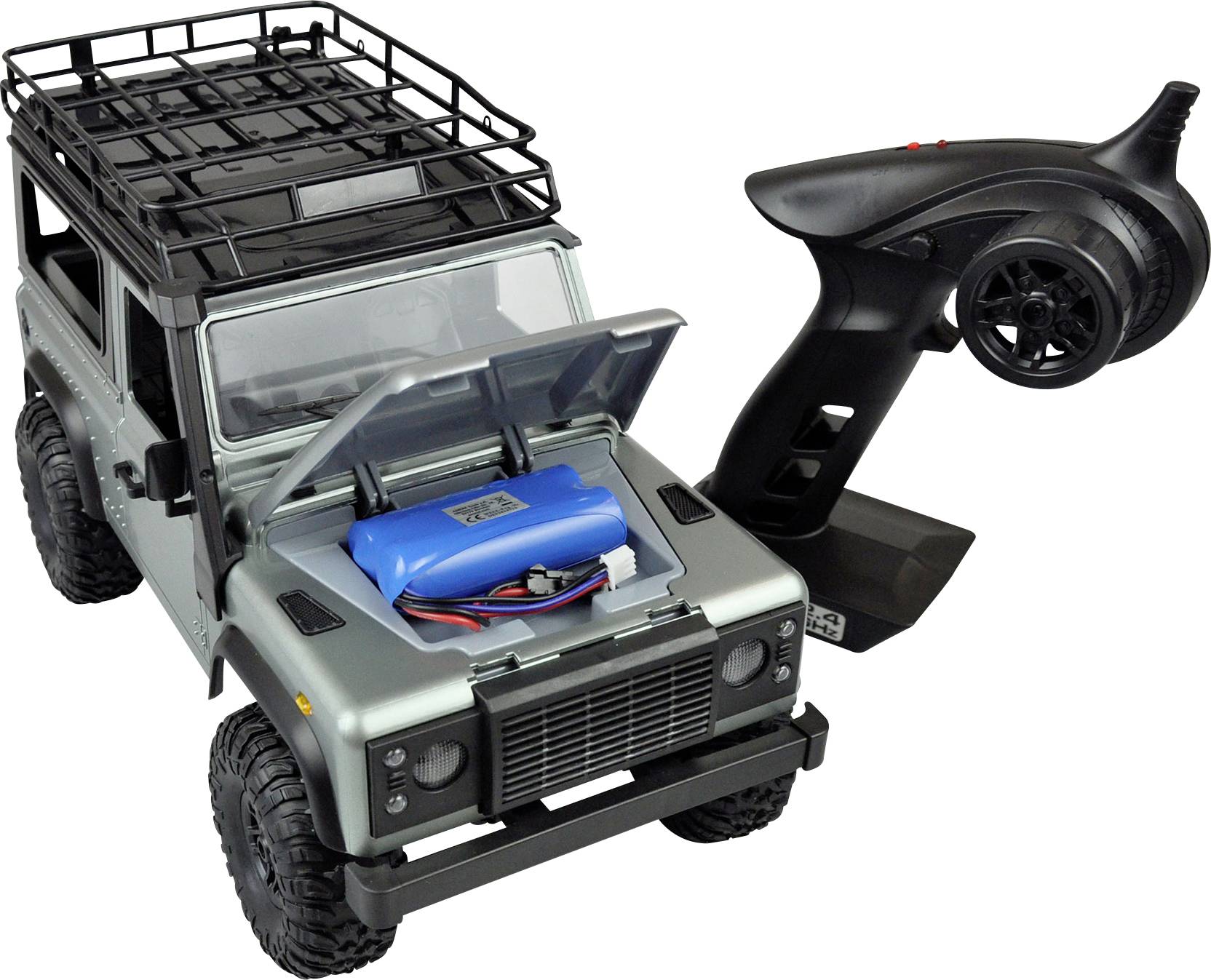 Amewi D90X12 Scale Brushed 1:12 RC Modellauto Elektro Scale Crawler Allradantrieb (4WD) Bausatz 2,4GHz