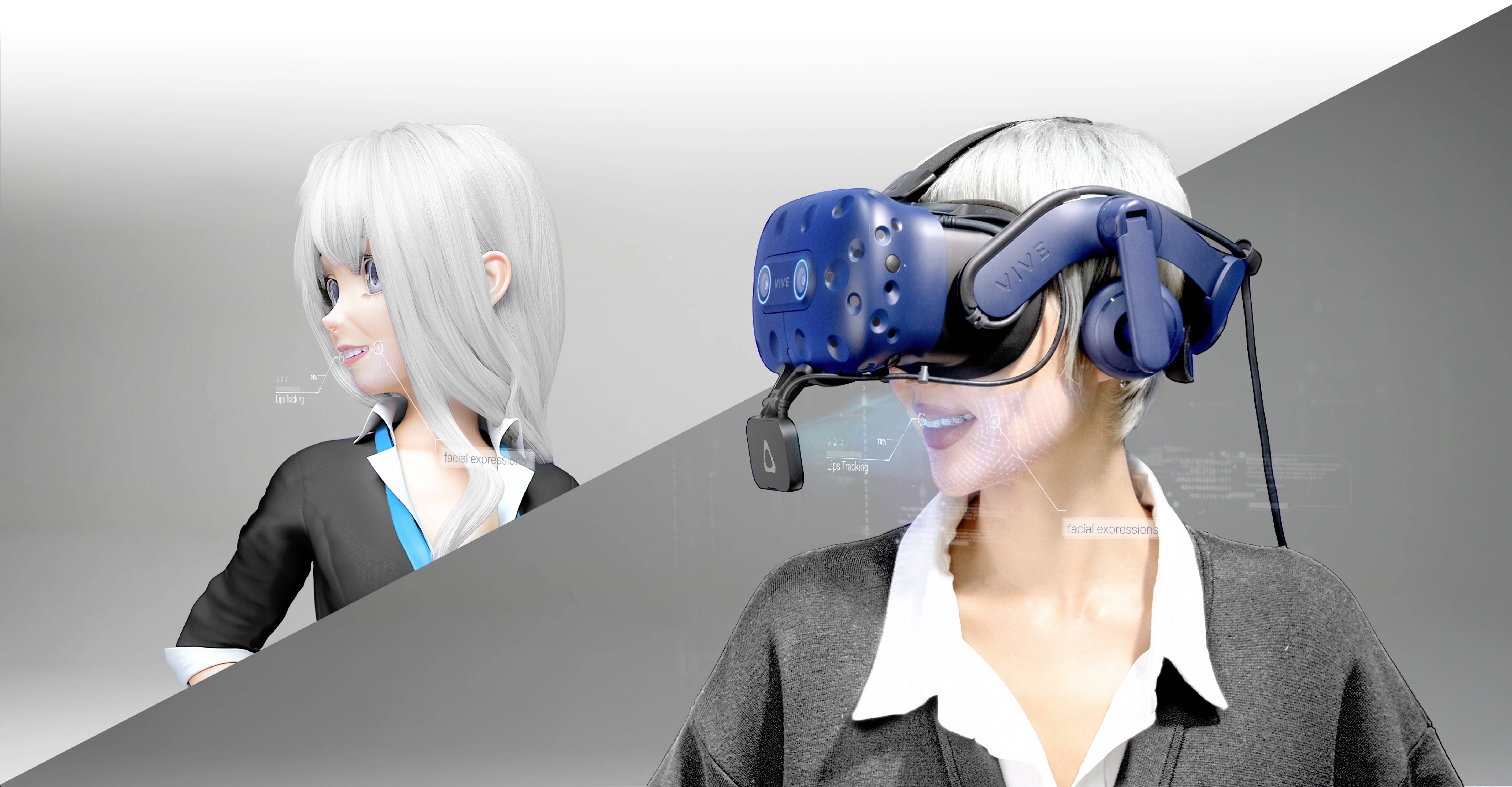 HTC Vive Facial Tracker Tracker Passend für (VR Zubehör): Vive Pro Eye, HTC Vive Pro Schwarz