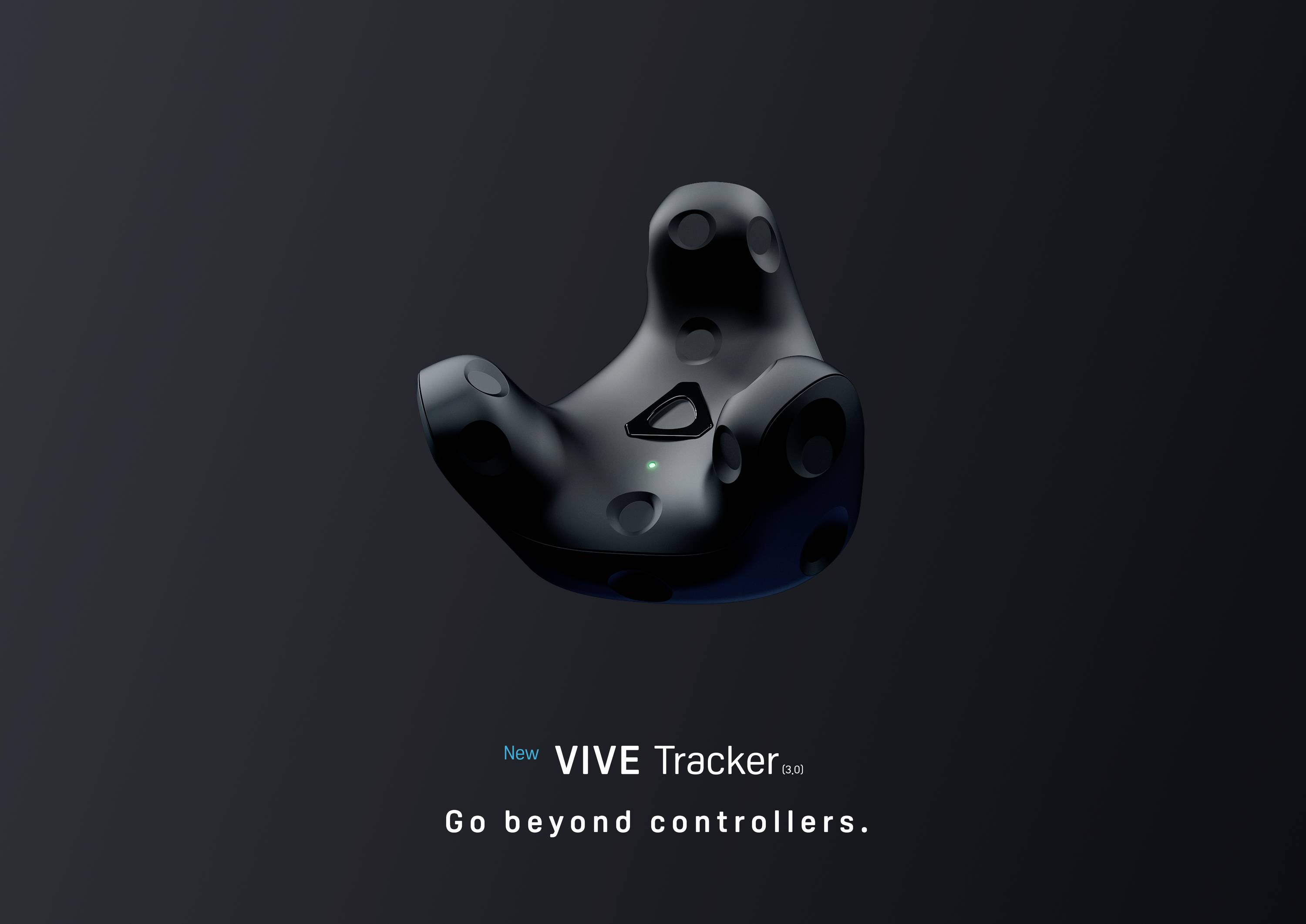 HTC Vive Tracker 3.0 Tracker Passend für (VR Zubehör): Vive, Vive Pro, Vive Pro Eye, HTC Vive Cosmos Elite Schwarz