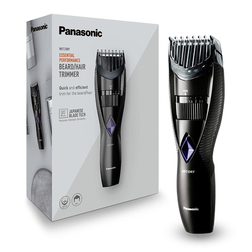 Panasonic ER-GB37-K503 Bartschneider, Haarschneider, Körperhaartrimmer abwaschbar Schwarz