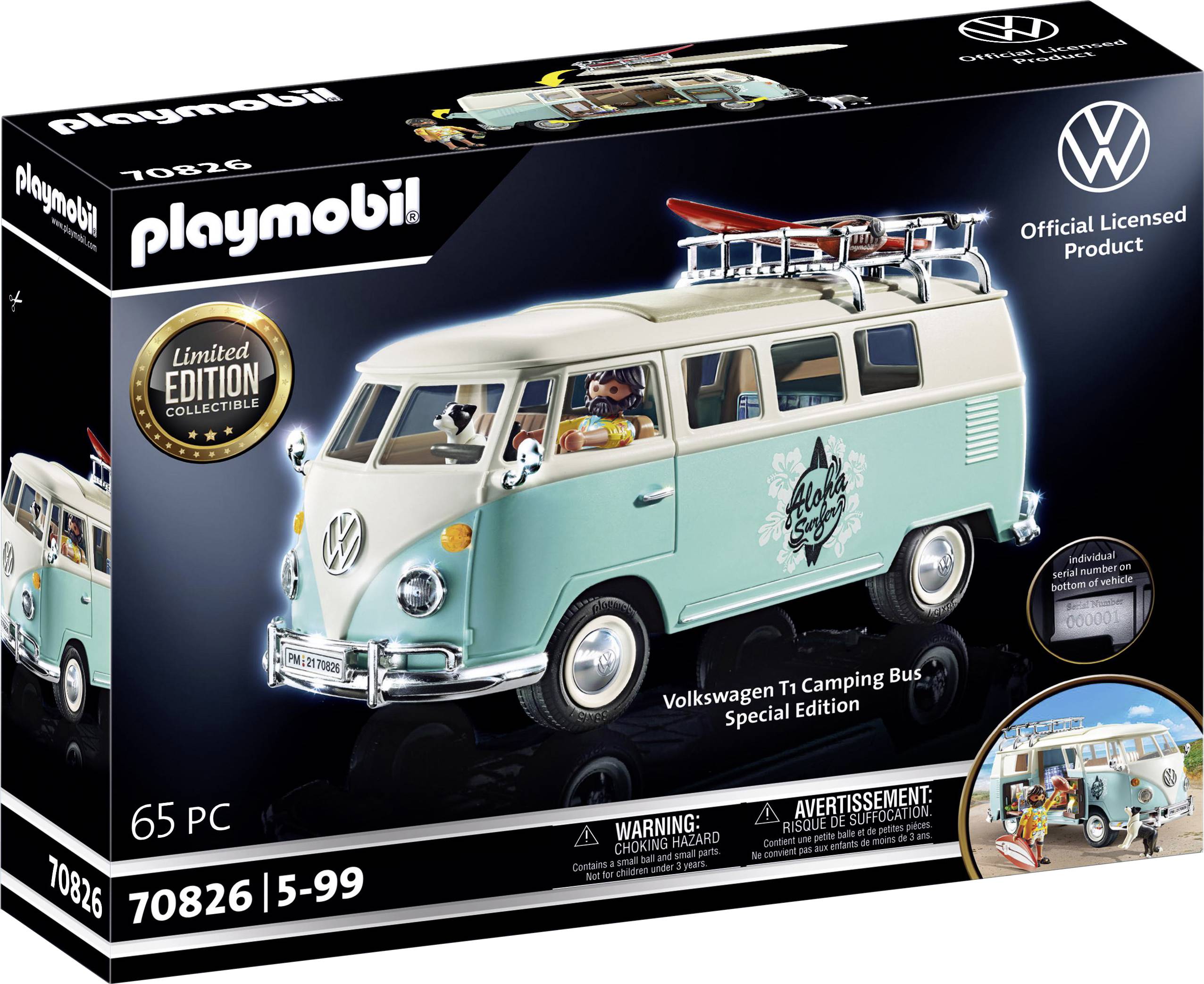Playmobil® Volkswagen T1 Camping Bus - Special Edition 70826