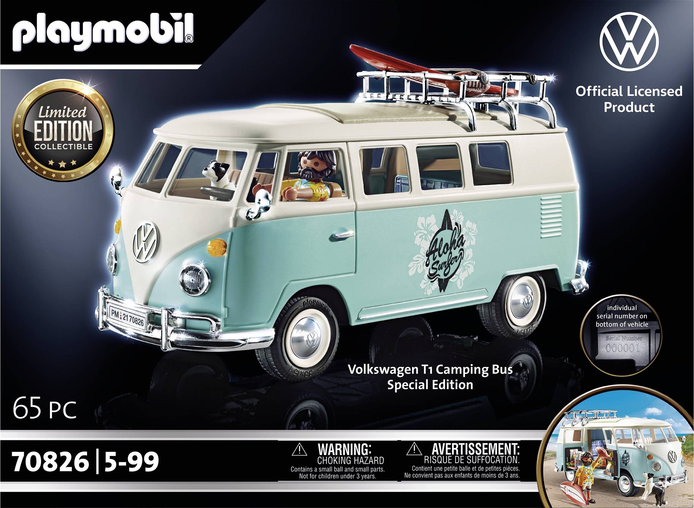 Playmobil® Volkswagen T1 Camping Bus - Special Edition 70826