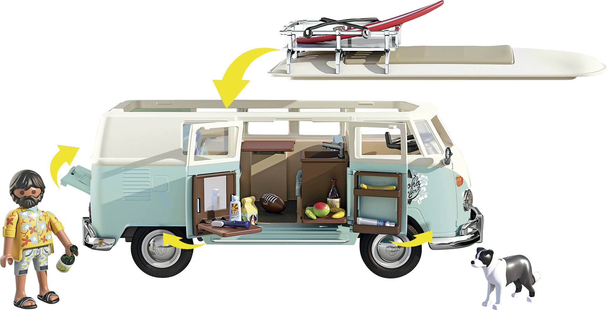 Playmobil® Volkswagen T1 Camping Bus - Special Edition 70826