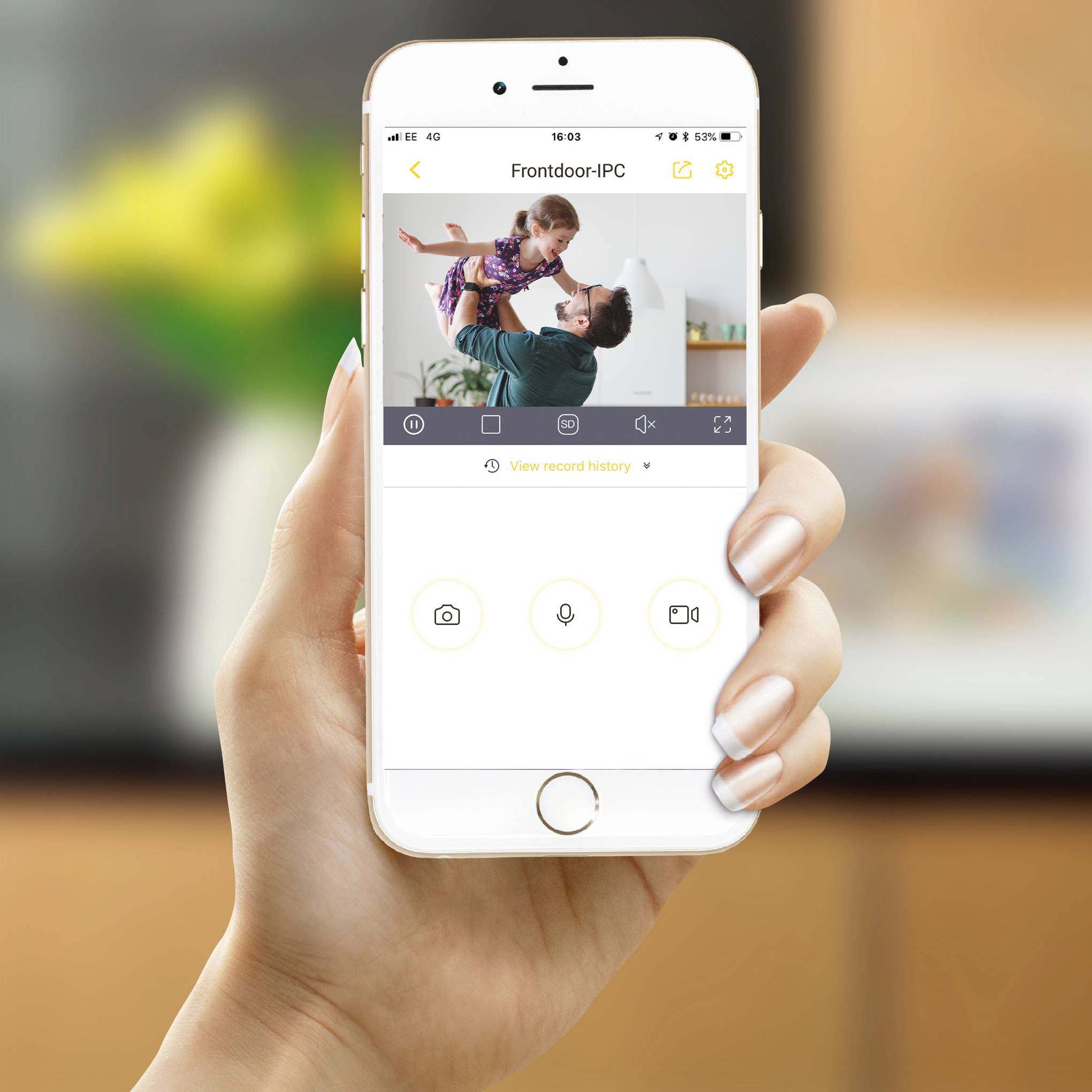 YALE SV-DFFX-B SV-DFFX-B-EU WLAN IP Überwachungskamera 1920 x 1080 Pixel