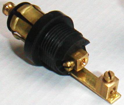 BAAS DIN-Stecker schraubbar 6 V, 12 V, 24 V