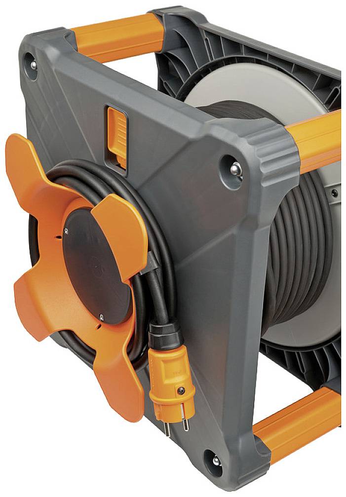 Brennenstuhl professionalLINE 9212380100 Kabeltrommel 33.00m Schwarz Schutzkontakt-Stecker