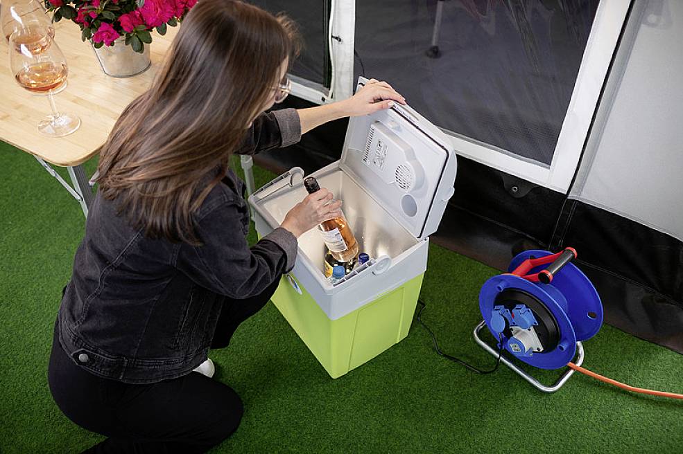 Brennenstuhl 1182690100 Kabeltrommel 25.00 m Orange CEE-Stecker 16 A 3polig