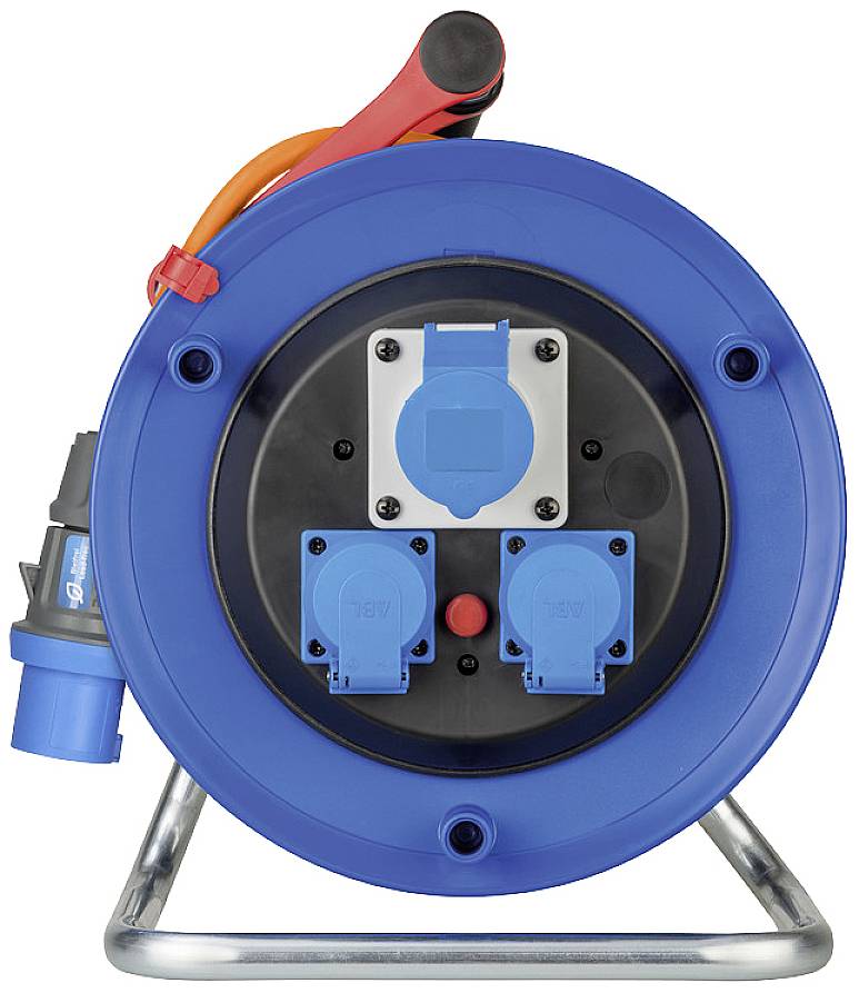 Brennenstuhl 1182690100 Kabeltrommel 25.00 m Orange CEE-Stecker 16 A 3polig