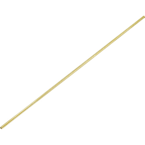 Messing Rohr Stab (Ø x L) 2mm x 500mm Innen-Durchmesser: 1.4mm 1St.