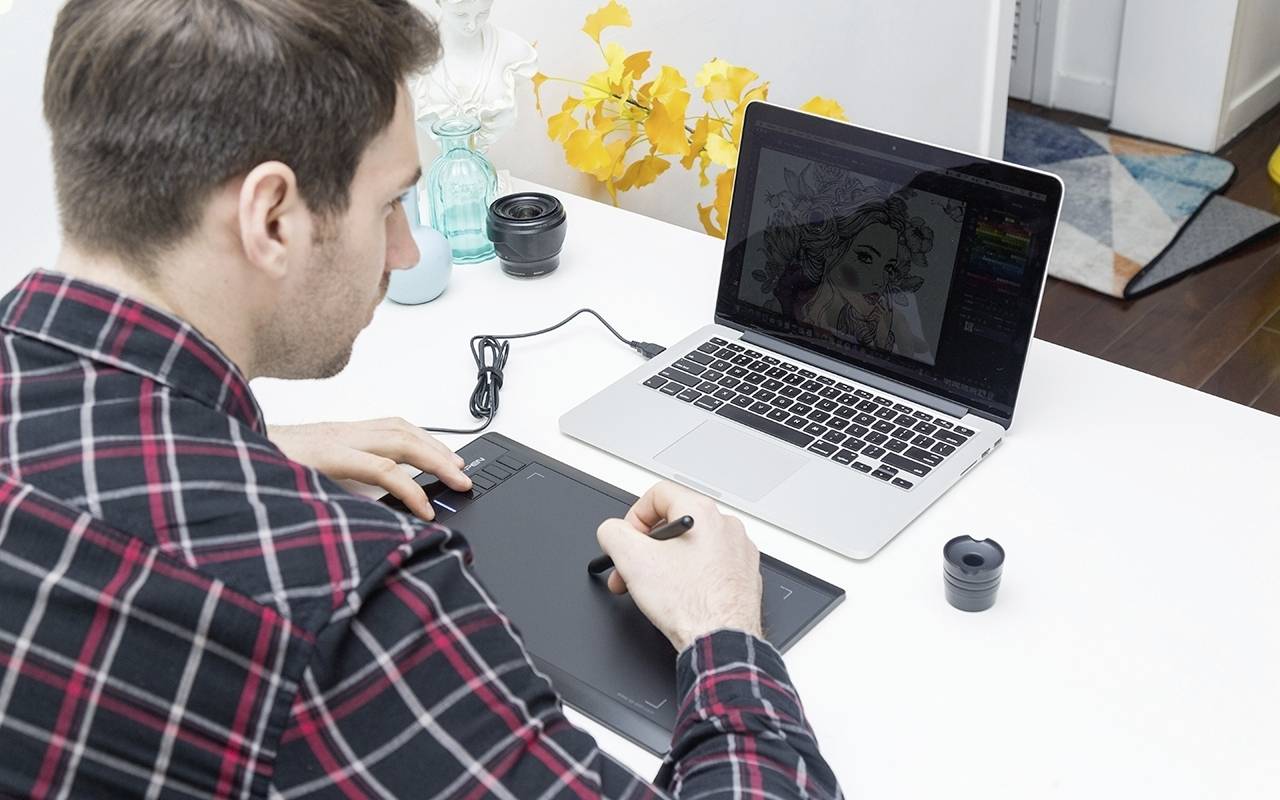 XP-PEN Star 03 V2 Grafiktablett Schwarz