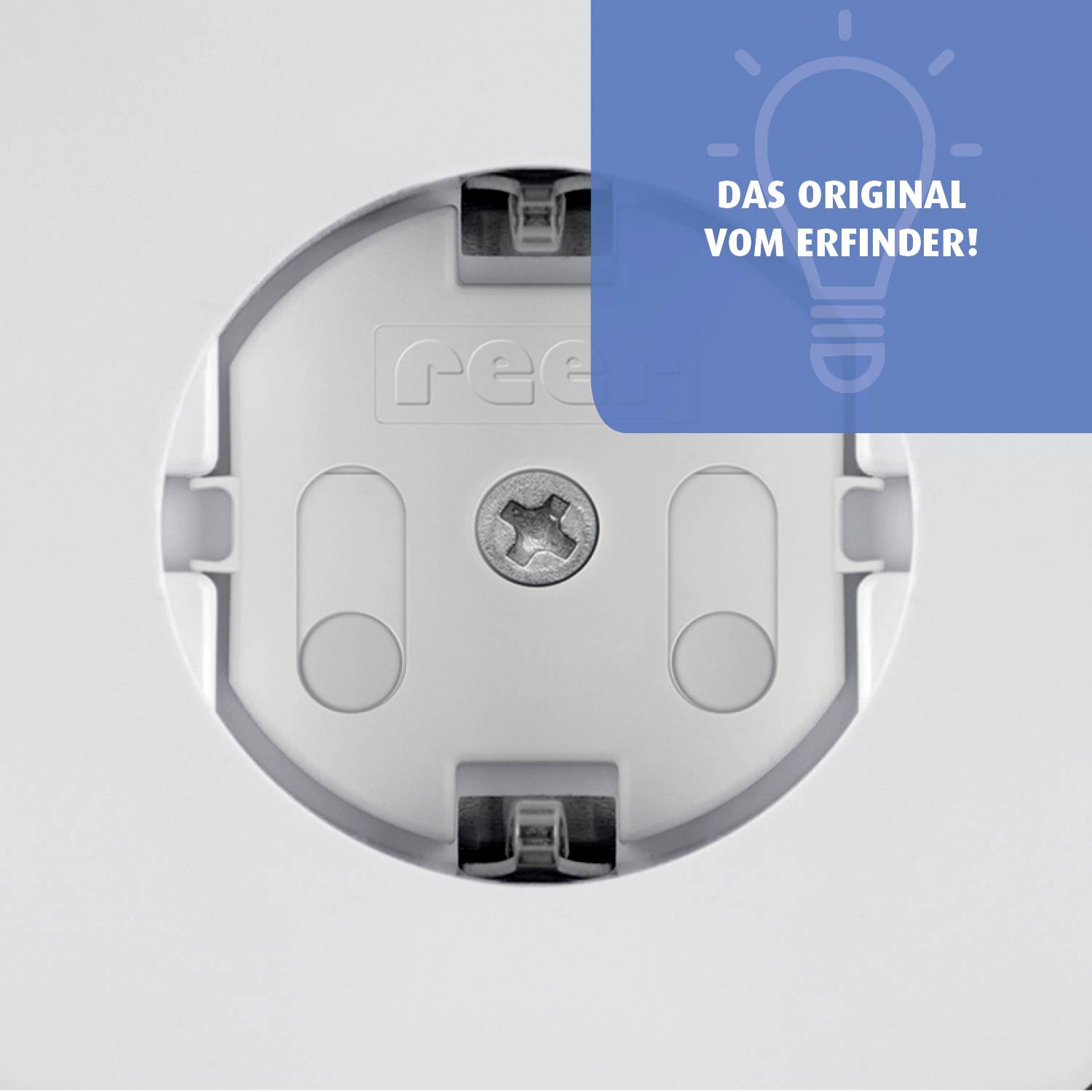 REER 32220 Steckdosen-Einsatz Weiß 20St.