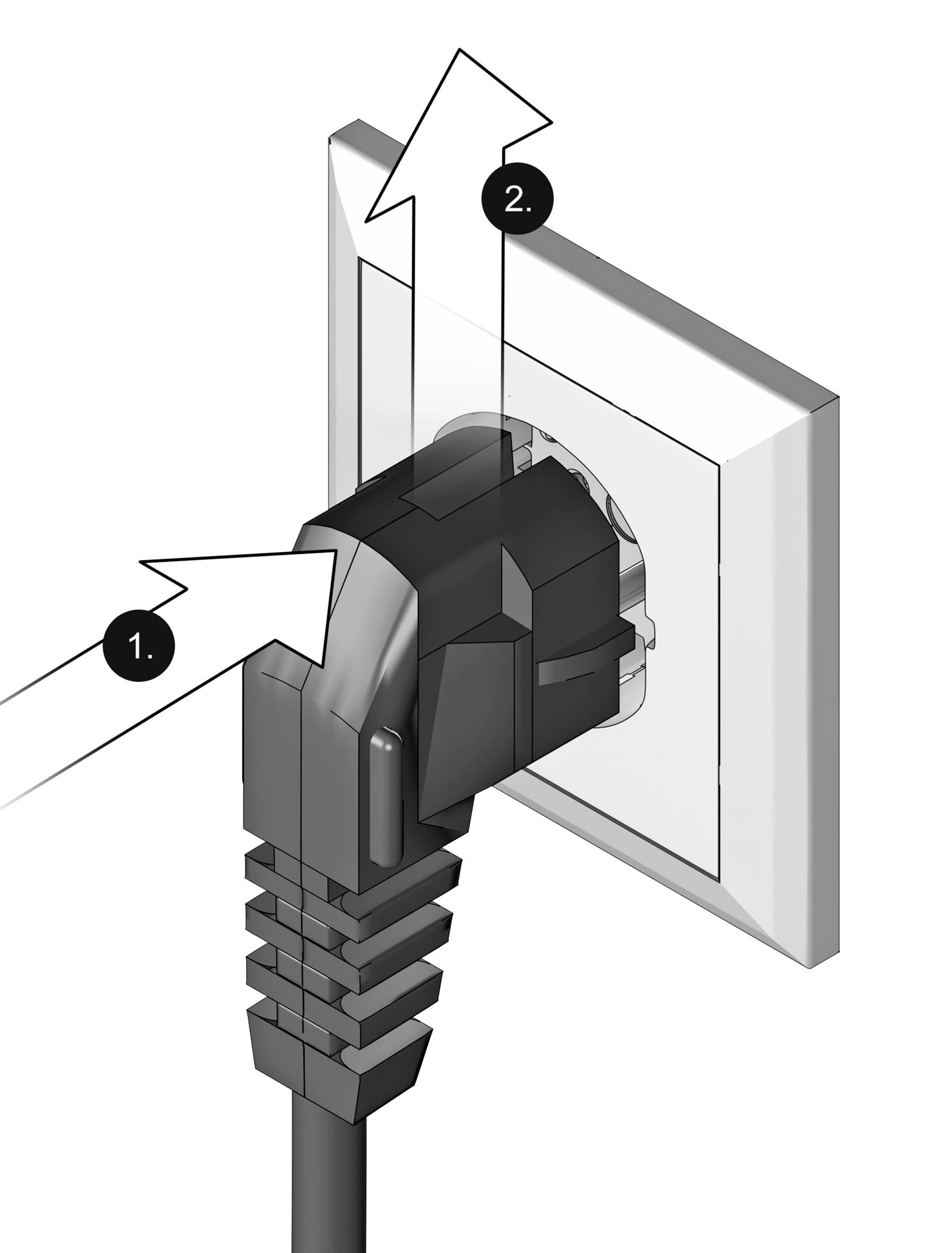REER 32220 Steckdosen-Einsatz Weiß 20St.