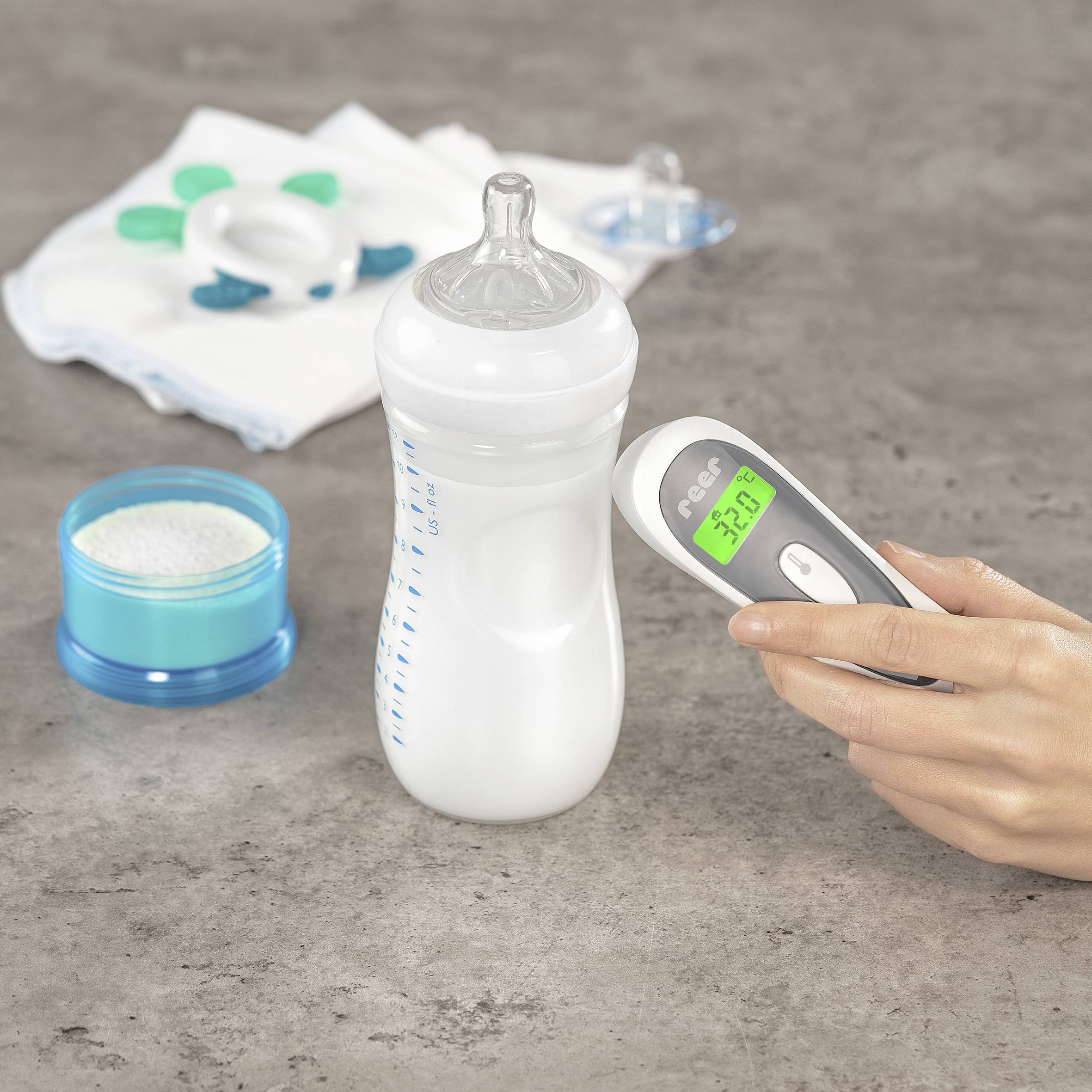 REER Colour SoftTemp Infrarot Fieberthermometer Berührungsloses messen