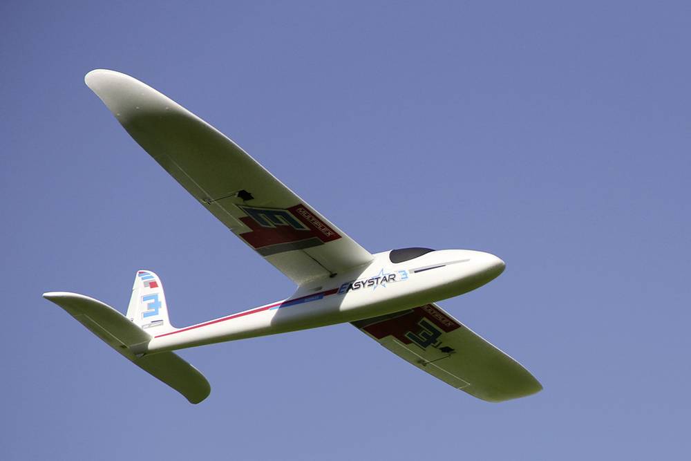 Multiplex RTF Easy Star 3 Mode 1/3 Weiß RC Einsteiger Modellflugzeug RtR 1366mm