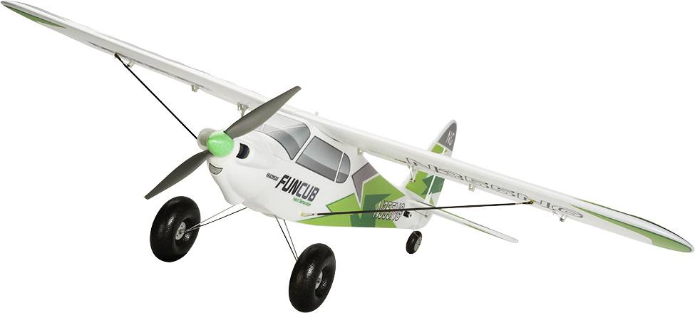 Multiplex RR FunCub NG grün Weiß, Grün RC Motorflugmodell RR 1410mm