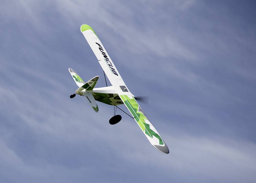 Multiplex RR FunCub NG grün Weiß, Grün RC Motorflugmodell RR 1410mm