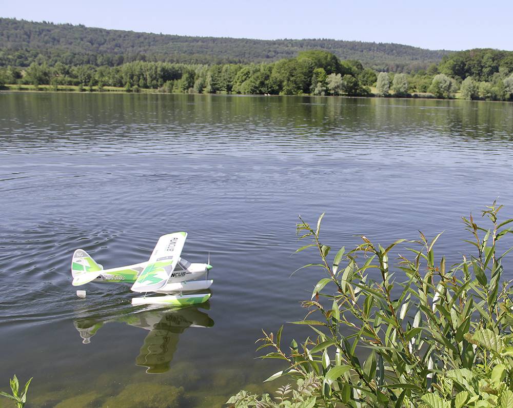 Multiplex RR FunCub NG grün Weiß, Grün RC Motorflugmodell RR 1410mm