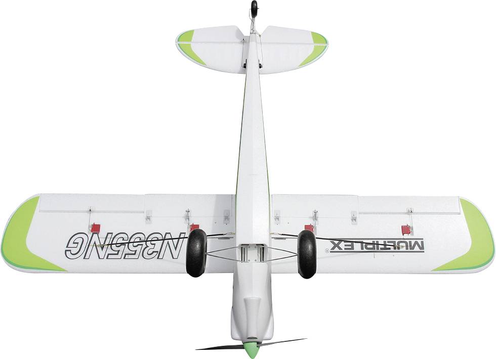 Multiplex RR FunCub NG grün Weiß, Grün RC Motorflugmodell RR 1410mm