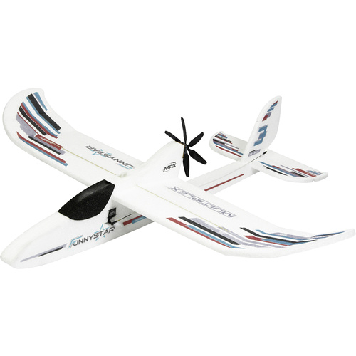 Multiplex BK FunnyStar Weiß RC Einsteiger Modellflugzeug Bausatz 850mm