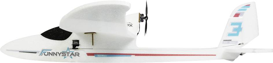 Multiplex BK FunnyStar Weiß RC Einsteiger Modellflugzeug Bausatz 850mm