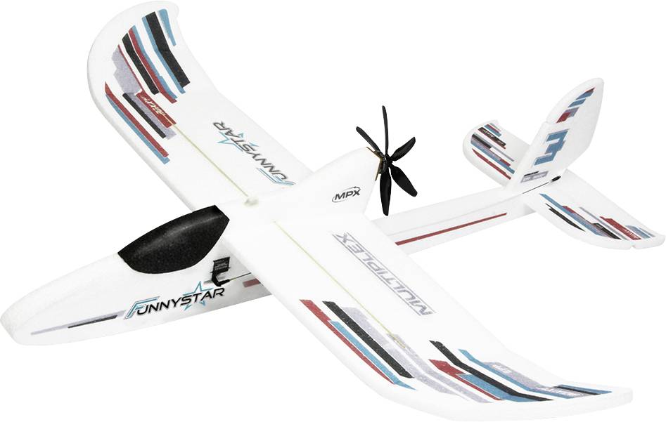 Multiplex BK FunnyStar Weiß RC Einsteiger Modellflugzeug Bausatz 850mm