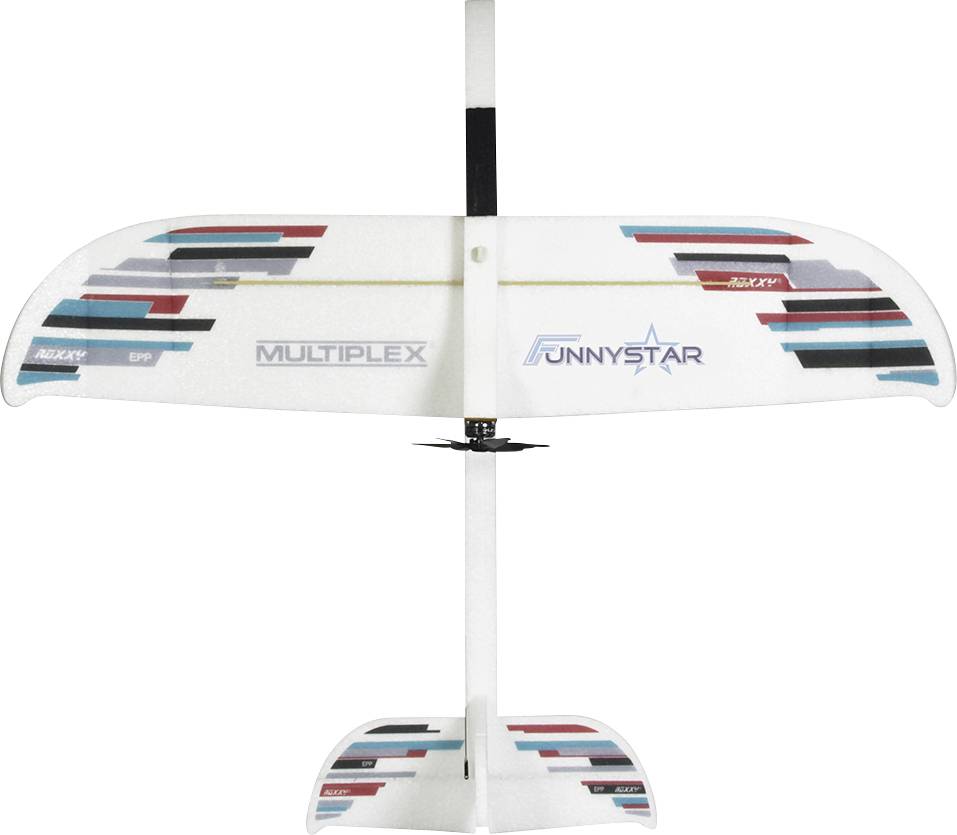Multiplex BK FunnyStar Weiß RC Einsteiger Modellflugzeug Bausatz 850mm