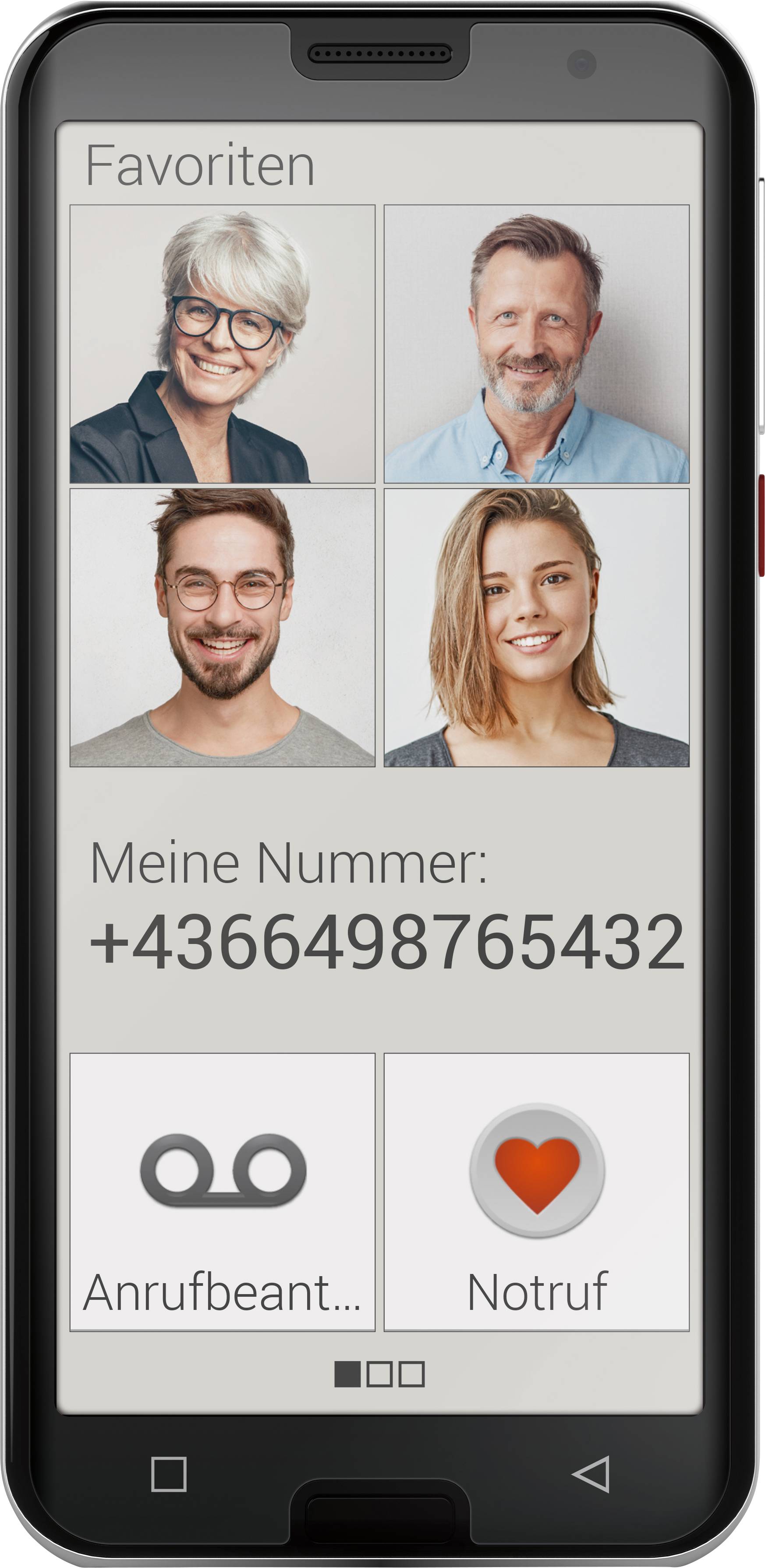 Emporia SMART.5 Senioren-Smartphone 32 GB 14 cm (5.5 Zoll) Schwarz Android™ 10