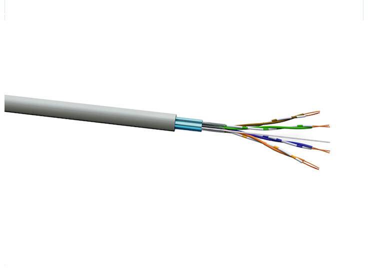 VOKA Kabelwerk 10258200-100 Netzwerkkabel CAT 5e F/UTP 4 x 2 x 0.128mm² Grau (RAL 7035) 100m