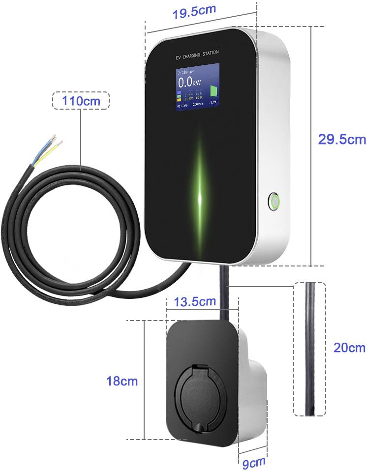 Besen Mobile Ladestation Typ 2 Mode 3 16 A 11 kW App