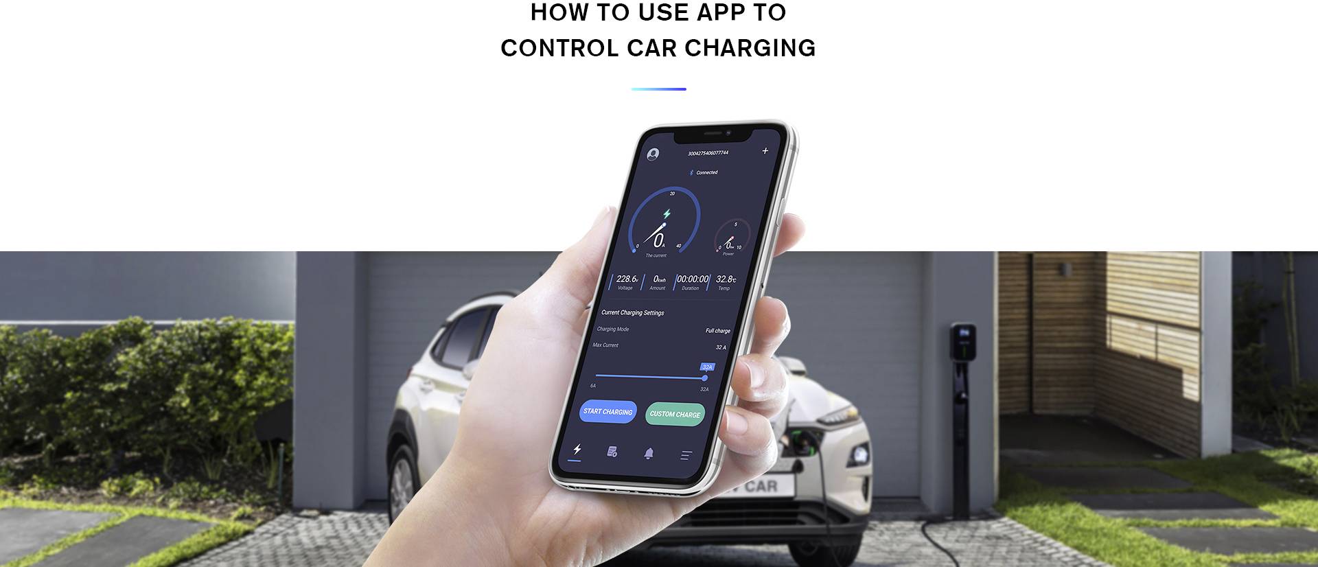 Besen Mobile Ladestation Typ 2 Mode 3 16 A 11 kW App