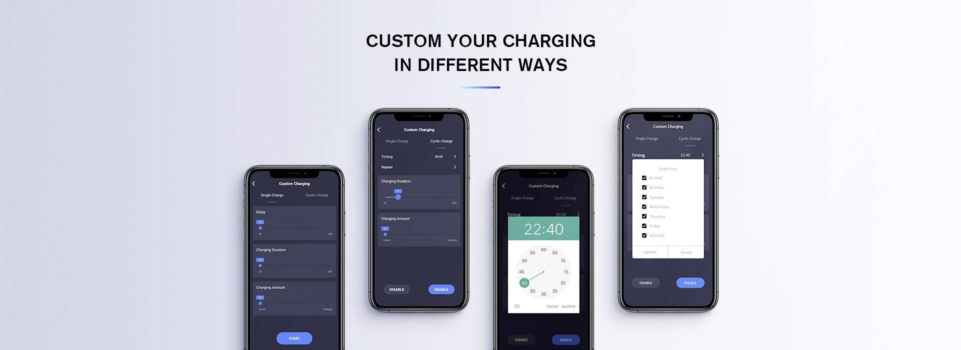Besen Mobile Ladestation Typ 2 Mode 3 16 A 11 kW App